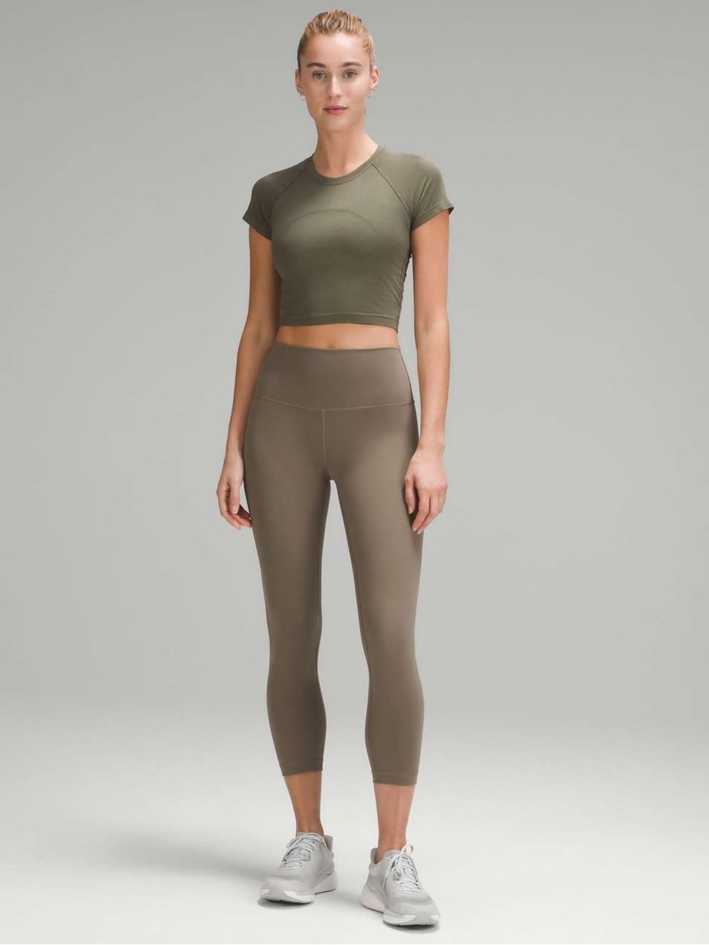 Lululemon Wunder Train High-Rise Crop 23" Nomad Size 14